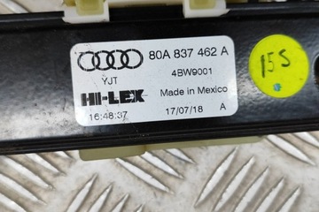 AUDI Q5 FY PŘEDNÍ PRAVÝ ZVEDÁK OKNO DVEŘE 80A837462A 2.0 DIESEL 2017