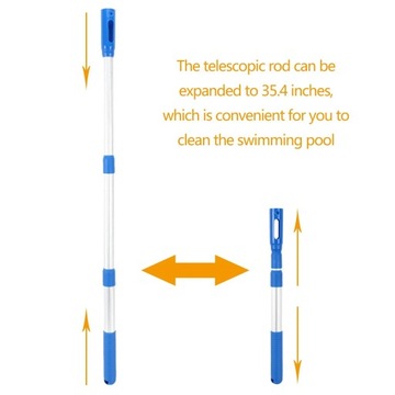 Выдвижной стержень для чистки бассейна