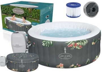 Basen z hydromasażem spa ogrodowe Aruba Bestway 60061