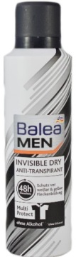 Balea Men antyperspirt dezodorant Invisible 200ml