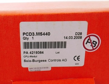SAIA-BURGESS PCD3.M5440 PCD3M5440 ! НОВЫЙ!