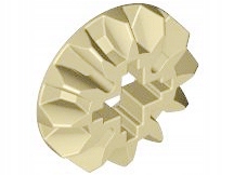Lego 6589 koło zębate 12 technic piaskowy 10 szt U