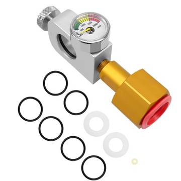 Быстроразъемный клапан CGA320/W21.8 с манометром CO2 CONNECT