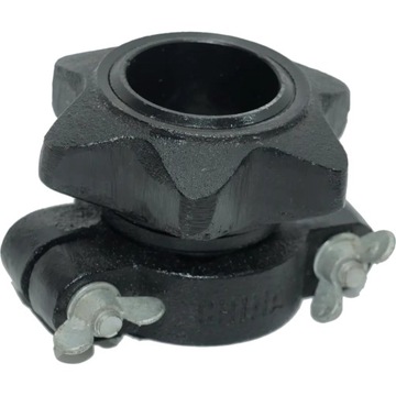 Zacisk żeliwny czarny 50mm dwusekcyjny