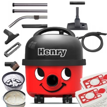 Numatic Odkurzacz antyalergiczny HVR200 HENRY potrójny filtr worki HEPA-flo