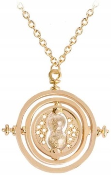 NASZYJNIK HARRY POTTER ZMIENIACZ CZASU ZŁOTY