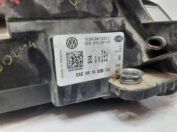 Volkswagen Golf VII 17-19 Przednia Lewa Lampa 5GM941005E USA