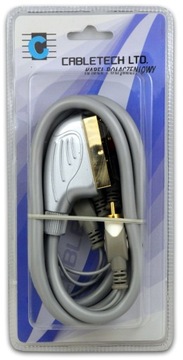 Кабель Scart-кабель Euro 4x RCA CHINCH 1,2 м Czincz