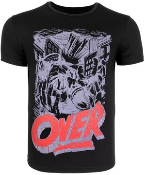 Koszulka męska t-shirt czarny OVER T1281 r. XXL