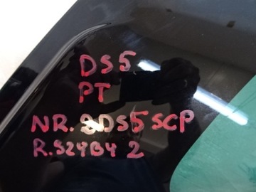 CITROEN DS5 PRAVÁ ZADNÍ SKLO (OKNO) KAROSERIE