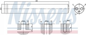 NISSENS SUŠIČ KLIMATIZACE 95525