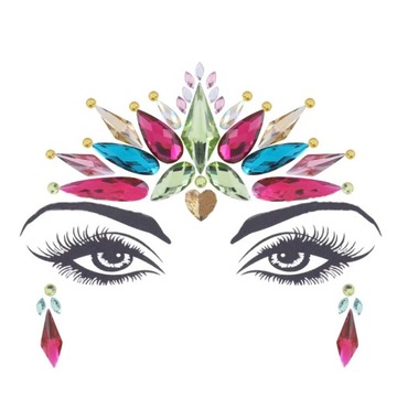 3D Crystal Sticker Temporary Tattoos Sexy Face Tattoo Stickers Face Jewels