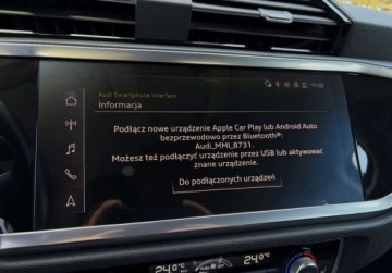 Audi 2022 Audi Q3 Sportback 35 TDI 150KMSIDE-ASSISTnavi S-TRONIC bezwypadkowa GWAR, zdjęcie 27