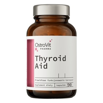 OstroVit Thyroid Aid 90 caps TARCZYCA ODPORNOŚĆ Tyrozyna Magnez Cynk Selen