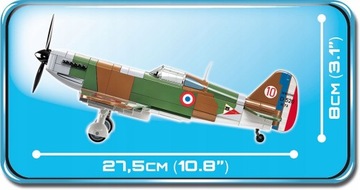COBI 5720 БЛОКИРУЕТ ФРАНЦУЗСКИЙ САМОЛЕТ DEWOITINE D.520