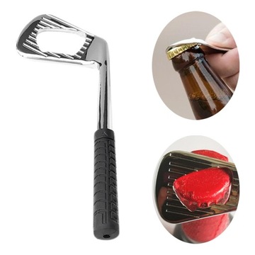 Открывалка для бутылок Инструмент для открывания бутылок Многофункциональный стержень 13смх5см серебро