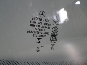 MERCEDES C klasės 206 W206 priekinis stiklas su HEAD-UP A2066709301 A2066703601 – nuotrauka 8