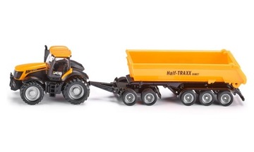 Siku 1858 Traktor JCB z Wózkiem i Wywrotką