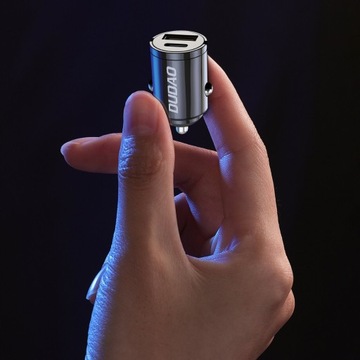 Mini Ładowarka Samochodowa Dudao R3MAX 2x USB 48W QC PD QC TYPC MOCNA