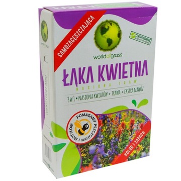 Trawa ŁĄKA KWIETNA 1kg - 3w1 Zagęszczająca AgroNas ŁĄCZKA KWIETNA KWIATOWY