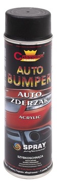 Lakier akrylowy w spray u auto zderzak czarny mat
