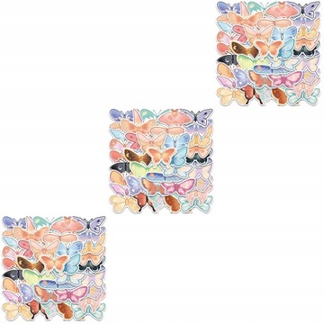 Motyle Naklejki Scrapbook Listy