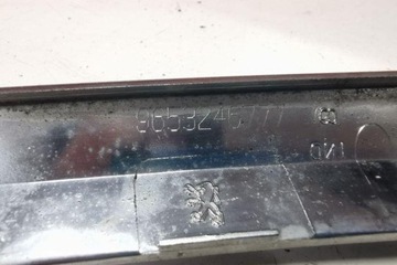 LEVÝ LIŠTA NÁRAZNÍKU PŘEDNÍHO PEUGEOT 607 (9D, 9U) 9653246777 2.7L DIESEL