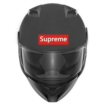 SUPREME Naklejka 9x3cm kask owiewka bak TUNING 4x4