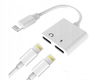 ADAPTER PRZEJŚCIÓWKA AUDIO LIGHTNING do MINI-JACK