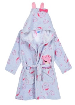 Халат Свинки Пеппы с капюшоном и ушками