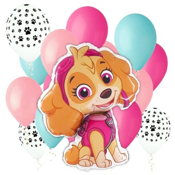 Zestaw balony Paw Psi Patrol Sky na Urodziny