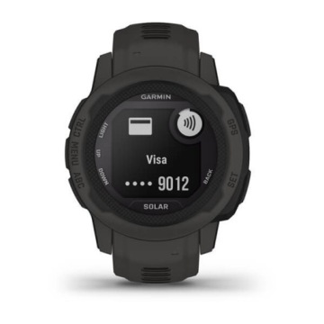 Часы Garmin Instinct 2S с графитовым зарядом и солнечной батареей (МАЛЫЕ)