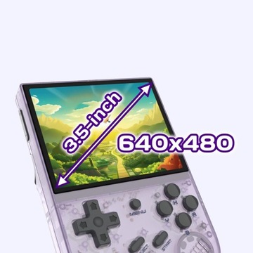 Портативная ретро -консоль 3,5 дюйма IPS 640*480 с 64G -картой