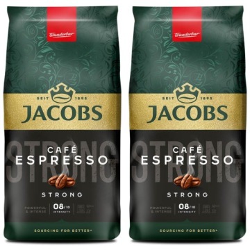 Kawa ziarnista Jacobs Espresso Strong 2 x 1kg