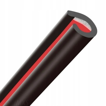 ПРОФИЛЬ КРЫШКА КРОМКИ ДВЕРИ АВТОМОБИЛЯ БАМПЕР ПРОКЛАДКА КРАЯ АВТОМОБИЛЯ 5М