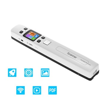 Scanner02 A4 Портативный портативный сканер Wi-Fi с разрешением 1050 точек на дюйм