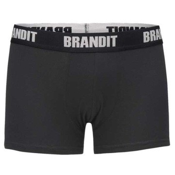 Bokserki Majtki Brandit Boxershorts Logo 2 pary XL