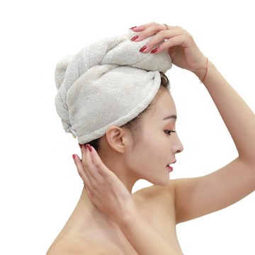 ПОЛОТЕНЦЕ-ТЮРБАН ДЛЯ ВОЛОС, БЫСТРОСЫХАЮЩЕЕ