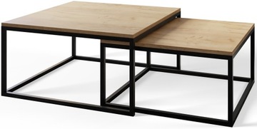ŁAWA LOFT 2w1 DUO NOWOCZESNY STOLIK KAWOWY