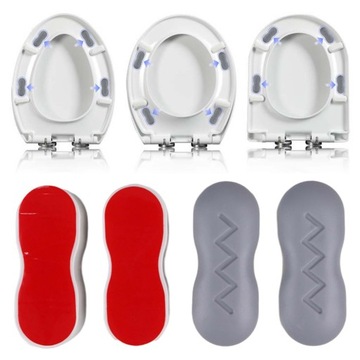 4 амортизатора сиденья для унитаза типа A