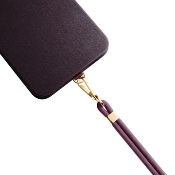 Fioletowa regulowana smycz na szyję do telefonu/smartfona3mk EasyClip Elite