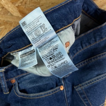 Spodnie Jeansowe LEVIS 504 33x34 Straight Proste Męskie Denim