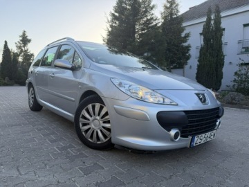 Peugeot 307 II Kombi 1.6 HDi 16V 109KM 2008 Peugeot 307 SW 1.6 HDi 109 KM|Panorama|Hak|Manual