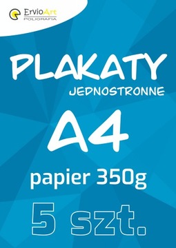 PLAKATY A4 350g - 5 szt.