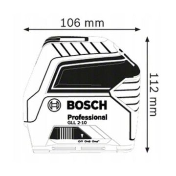 Laser krzyżowy BOSCH GLL 2-10 PROFESSIONAL
