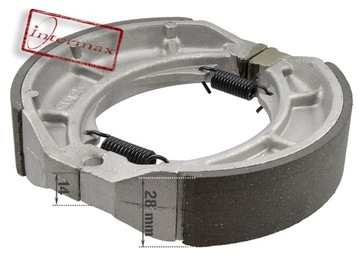 КОЛОДКИ ТОРМОЗНЫЕ 130x28 КОМПЛЕКТ ZIPP NEKEN / BENZER SHAFT / STREET / ROMET ZETKA