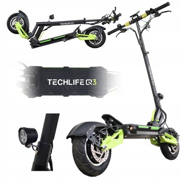 HULAJNOGA ELEKTRYCZNA DUŻY ZASIĘG TECHLIFE Q3 RS 20,8AH 1365W MOCY