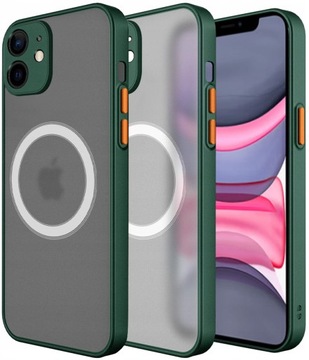 ETUI DO IPHONE 11 OCHRONA APARATU KOMPATYBILNE Z MAGSAFE - GREEN