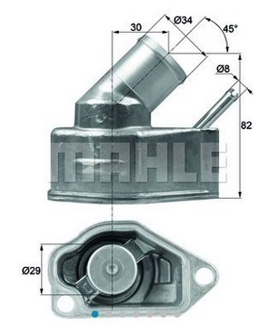 Opel Astra F nowy BEHR TI 10 92 Termostat
