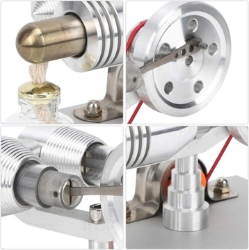 LUX Model Generator Silnik Stirlinga z lampką LED